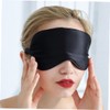 Baluue 2pcs Travel Eye Mask for Airplane Silk Sleep Mask