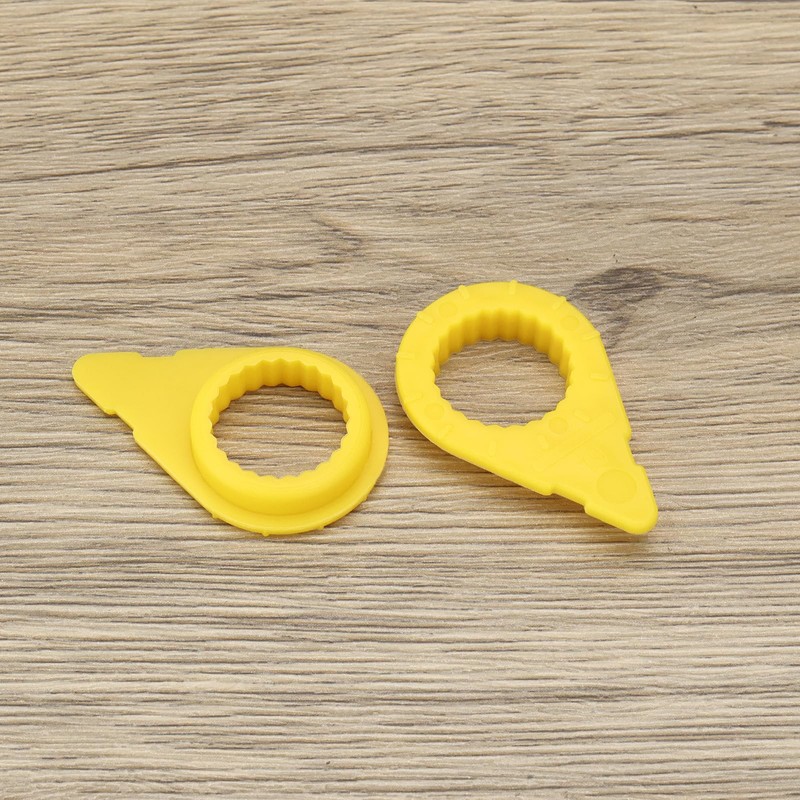 SING F LTD 20PCS 19MM Yellow Wheel Nut Indicators Wheel