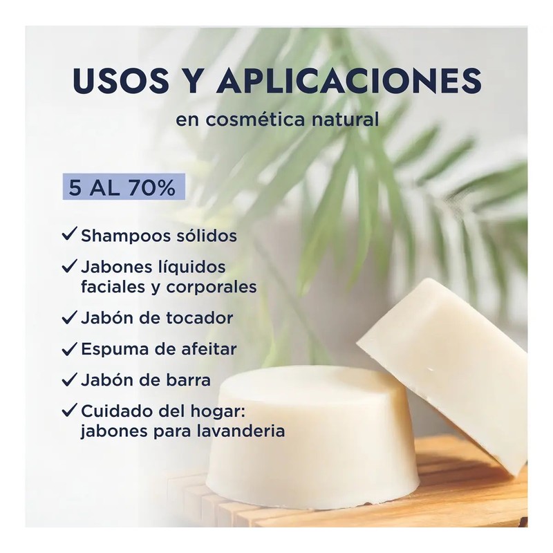 Scs Granular Tensoactivo Champú Sólido, Sodium Coco, Uso en cosmética
