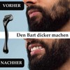 Ceeyoll Bartroller 0,5 mm, Bartroller für Bartwuchs, Bartwachstum, Dermaroller für