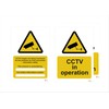 CCTV Warning Signs - 2 x 'CCTV in operation' and