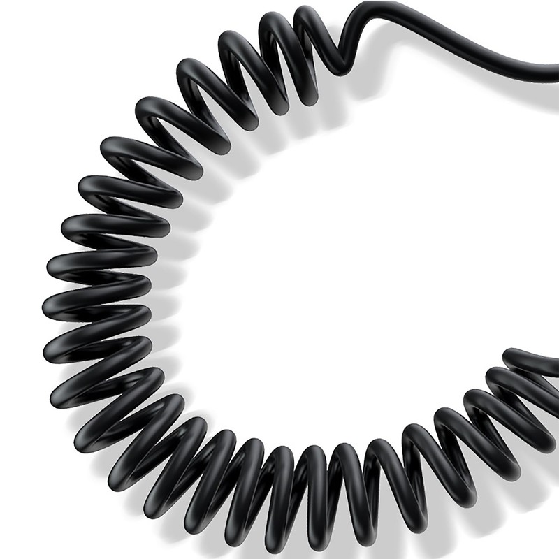 Tunghey Coiled DC 3.5mm to RCA Adapter Cable, TRS to