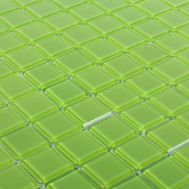Florida Glass Mosaic Tiles Green Floor Mosaic Wall Tile Border