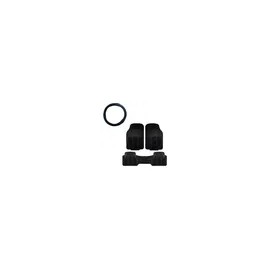 Tapetes 3pz Uso Rudo+cubrevolante Chevy Silverado 1500 2008 Negro