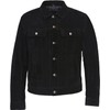 Quality Supply Men's Black 100% Real Suede leather Western Jacket