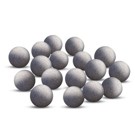 SunGrow Snail and Crayfish Energy Balls, Enhance Color, Calcium-Rich Gray Pearls for Invertebrates, Aquarium Décor with Beneficial Elements, 20-Pieces per Pack
