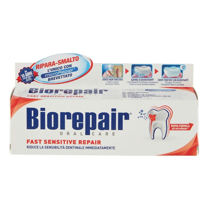 Biorepair: "Fast Sensitive Repair" Toothpaste with microRepair, New Formula -