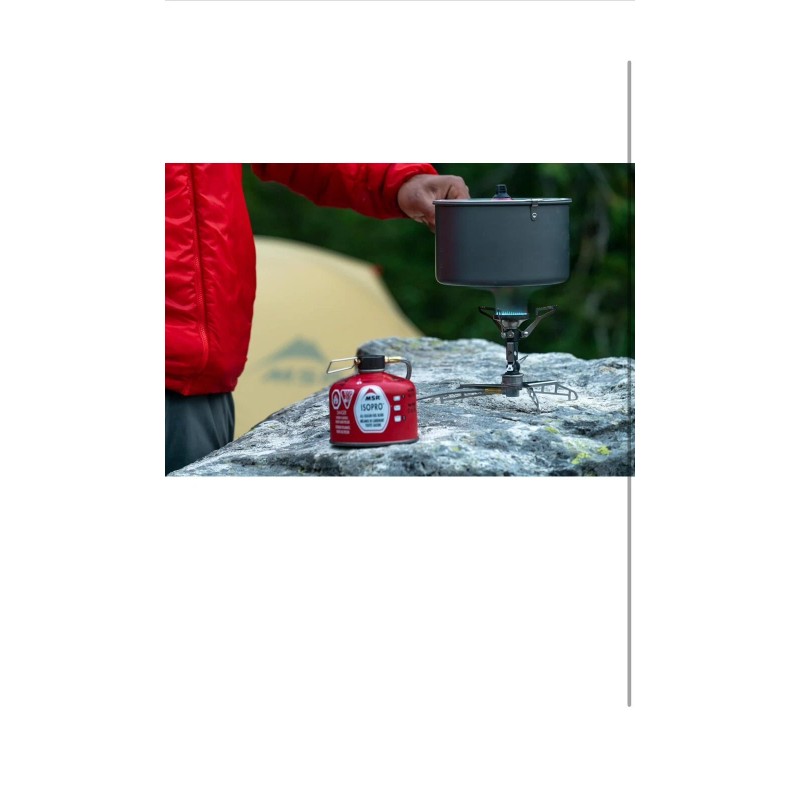 MSR IsoPro Fuel Canister for Backpacking and Camping Stoves, 8oz