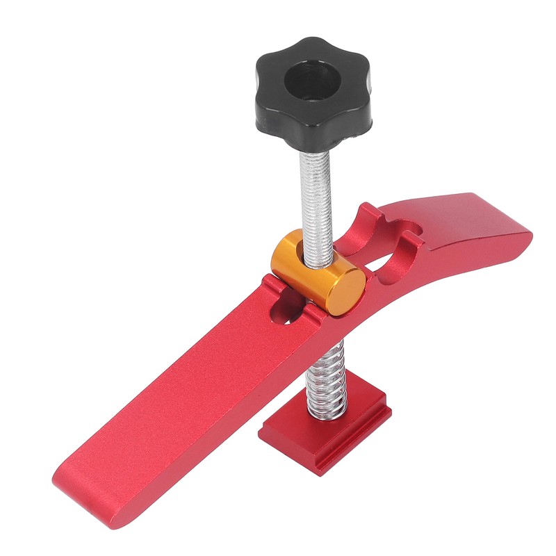 Woodworking T Track Hold Down Clamp Workbench Adjustable Chute Aluminum
