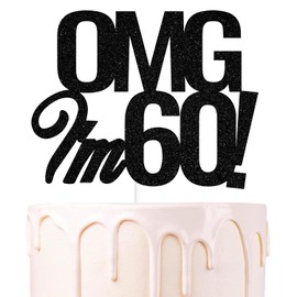 Decoración para fiesta de cumpleaños de 30 cumpleaños con purpurina negra OMG I'm 30, Older Wiser Hotter/Rip Twenties/Death to My 20's, Death to My Youth 30