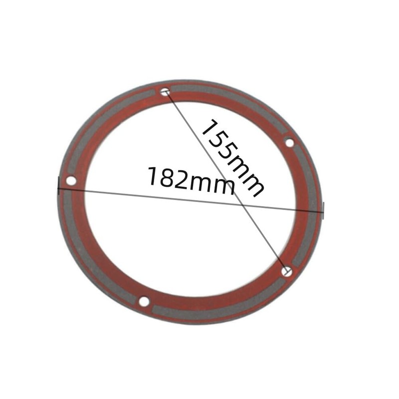 UMIUP 5 Holes Twin Cam Derby Cover Gasket Replacement Fits
