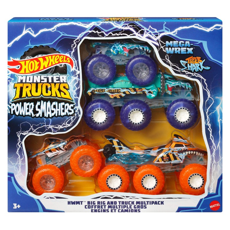 Hot Wheels Monster Trucks Toy Truck & Big Rig Multipack,