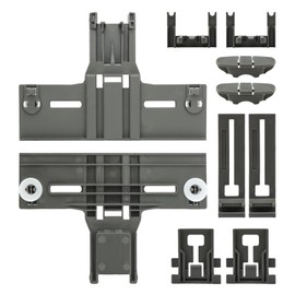 10 Pack Dishwasher Top Rack, W10350375 Dishwasher Top Rack Adjuster, Rack Adjuster, Arm Positioner, Stop Clip, Clip Lock, Replacement for Whirlpool Dishwasher Parts(COLOR:grey)