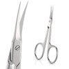 YACHUN Cuticle Scissors, Ultra Fine Curved Blades, Small Cuticle Care
