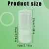 Thyonta Transparent Cotton Pads Storage - Double Layer Make Up