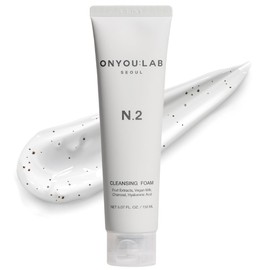 ONYOU:LAB ONYOU LAB N.2 Cleansing Foam | Deep & Hydrating Formula | Fruit Extracts | Vegan Milk | Charcoal Capsule | Creamy Microbubbles | All Skin Types | Korean Skincare (NET 5.07 FL. OZ. / 150 ML)