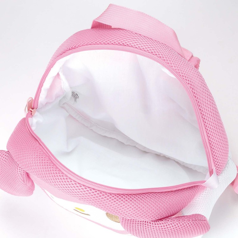 Skater RYUM1D-A Sanrio My Melody Backpack Mesh Fabric Die Cut