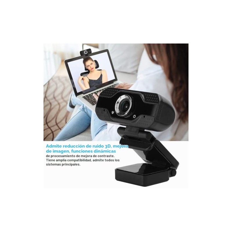 Zopsc 1080P Computadora de Escritorio Cámara HD Cámara Web USB