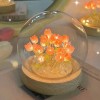 Romántica Luz De Noche De Flor De Tulipán Led Bricolaje