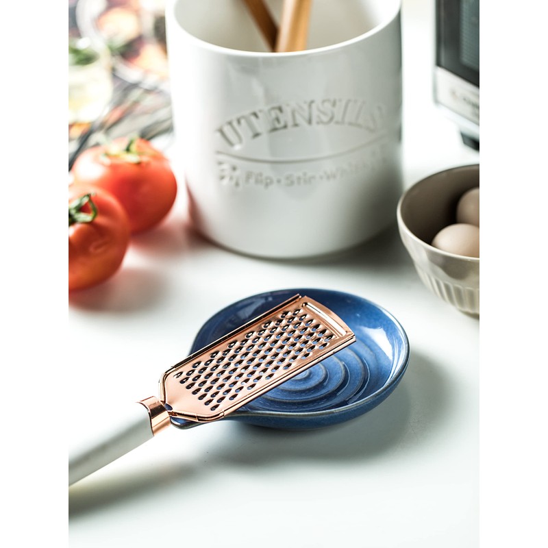 Cormomu Spoon Rest, Large Ceramic Spoon Holder for Stove Top,