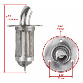 Caltric Exhaust Muffler Spark Arrester Outlet for Yamaha 5KM-14752-00-0