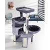 Xin Three Layer Cat Tree with Cat Condo and Two