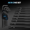 DISEN 9 Pieces Torx Star Allen Wrench Set, Long Arm