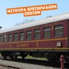 ML-Train Table Lamp Yellow LED Mitropa Dining Car Lamp for