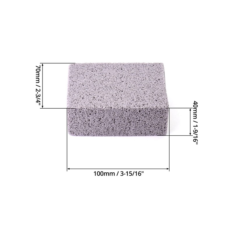 QWORK® Pack of 4 Pumice Stone Cleaning, Cleaning Stone, BBQ