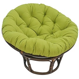 Blazing Needles Twill Papasan Cushion, 1 Count (Pack of 1), Mojito Lime
