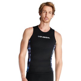 EUPTE 2mm Women/Men Split Body Warm Diving Vest, Surfing and Swimming Diving Shorts (Men's top, XXL)