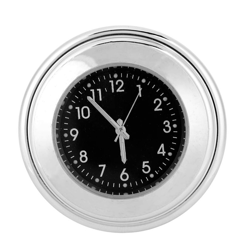 KIMISS Motorcycle Handlebar Clock, Motorcycle Clock with Dial Universal Fit