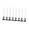 8PCS LED Taper Candle Flameless Window Candle Remote Control Warm