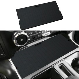 Center Console Compartment Cover and Storage Tray fits for F150 2021-2025/Lightning XLT Hidden Secret Pocket Lid USB Hole Interior Accessories (Fits into The Open Pocket in Front of The Shifter) 2PCS