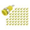 50Pcs Banana Socket 4mm High Current Discharge Long Service Life