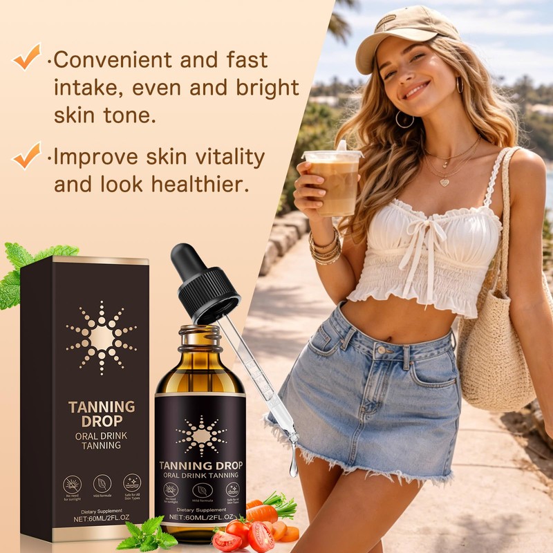 Tanning Drops To Drink Made with Natural Ingredients