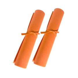 Qidiwin EVA Foam Roll | High Density 85kg/m3 | 2mm Thick | 48"x14" | Ideal for Cosplay, Crafts, DIY Projects (Orange 2pcs)