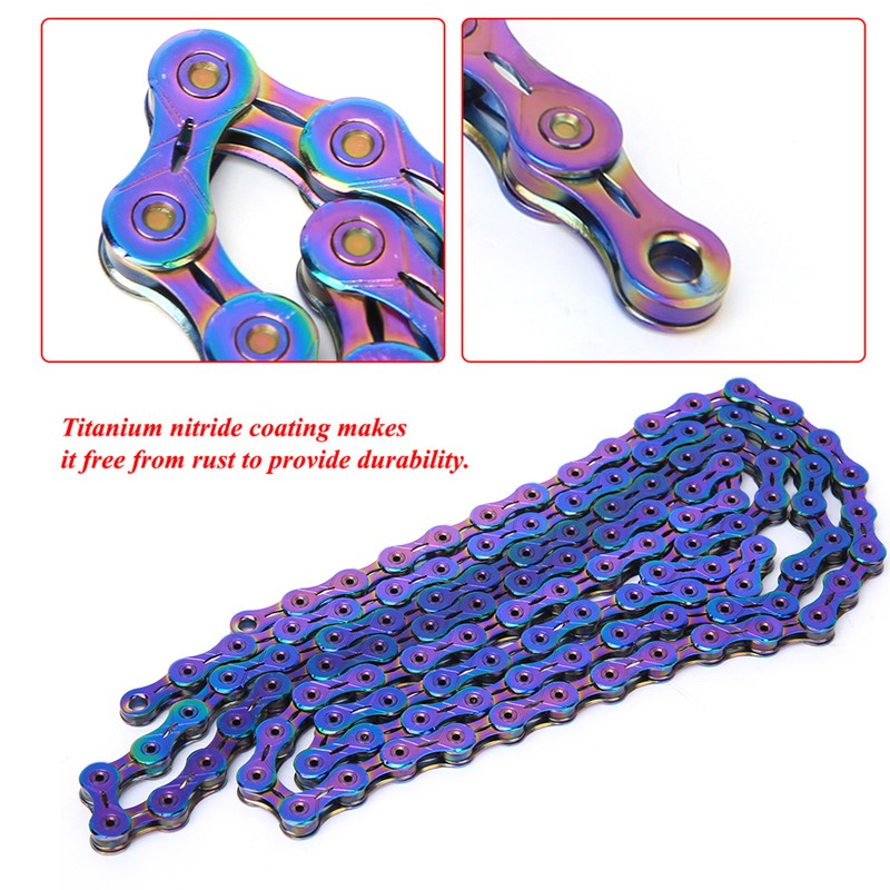 ZTTO Bike Steel Colorful Variable Speed Chain Accessory for Mountain