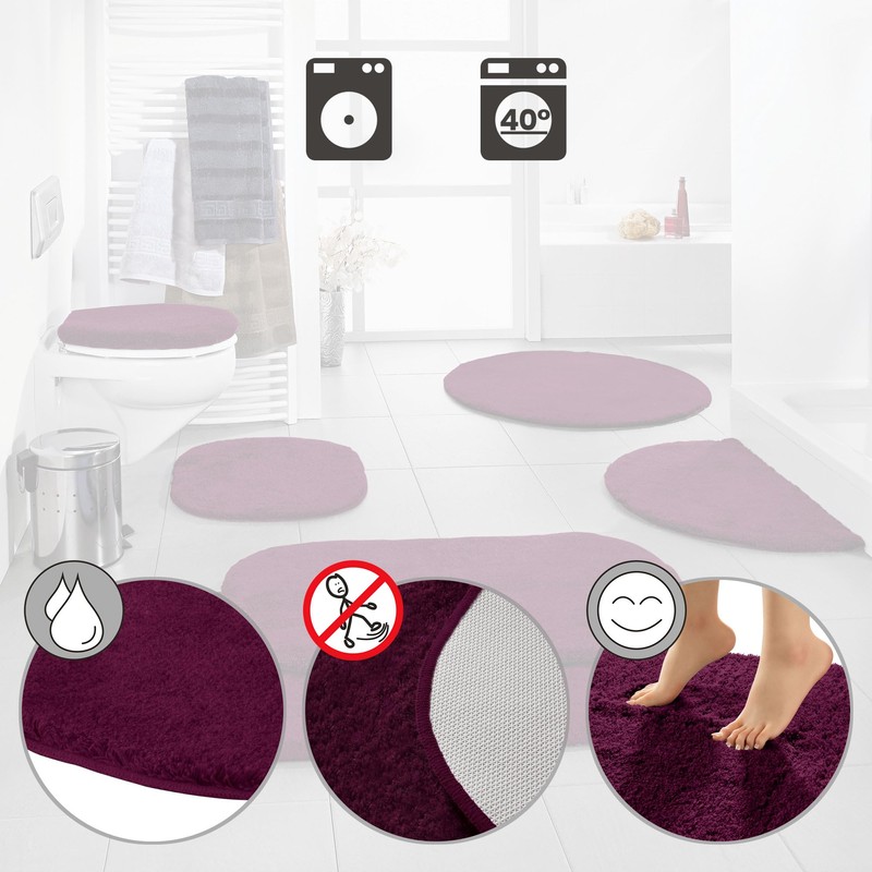 Erwin Müller Bath Mat 60 x 100 cm Berry