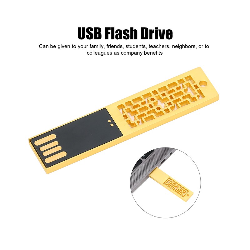 USB Flash Disk Portable Waterproof Metal 2.0 Drive Storage Memory