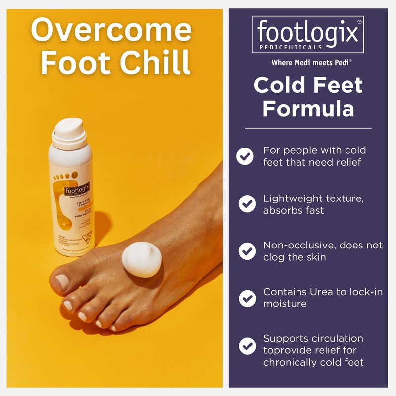FOOTLOGIX Cold Feet Formula, 4.23 oz
