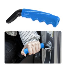 KVAEY Car Door Handle Assist for Elderly, Multifunction Portable Vehicle Support Assist for Seniors, Handicapped, Stable Anti-Slip Car Door Handle Cane Assist Grab Bar,Car Accessories (Blue)