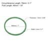 sourcing map 100 Pack Rubber Band Stretchable Rubber Elastic Band
