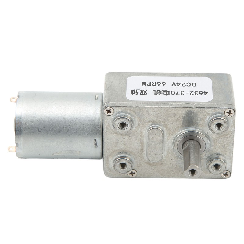 DC24V Double Shaft Worm Gear Motor 4632‑370 High Accuracy Speed