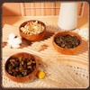 Skylety 20 Pcs Acacia Wooden Bowls Small Calabash Bowls Round