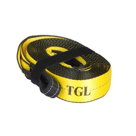 TGL 3 inch, 20 Foot Tow Strap, 30,000 Pound Capacity with Reusable Storage Strap