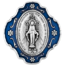 Venerare Catholic Rosary Gift Set for First Communion or Confirmation (with Blue Enamel)