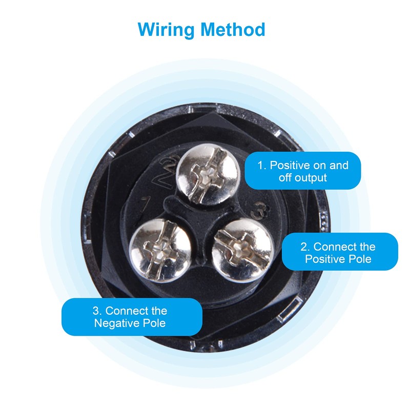 RUIZHI Engine Start Button, Multifunctional Car Ignition Switch, LED Start