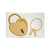 CafePress Heart Lock Magnets Rectangle Magnet, 3"x2" Refrigerator Magnet