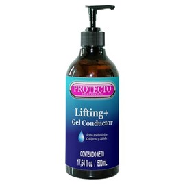 Protecto Gel Conductor Efecto Lifting Facial y Corporal para Corriente Galvánica con Ácido Hialurónico y Colágeno